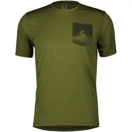 Scott Gravel 20 Herren Bikeshirt-Oliv-Dunkelgrün-M