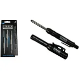 STROXX Tieflochmarker SET inkl. 6 Minen und Halterclip - 100mm Tiefe Tieflochmarker 100mm Tiefe