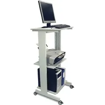 Twinco PC-Arbeitstisch 118 cm lichtgrau