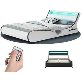 Juskys Valencia 140 x 200 cm H3 weiß