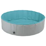 Zoofari® Hundepool, Ø 120 x H 30 cm, faltbar mit Antirutsch-Unterseite aus PVC