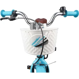 vidaXL Kinderfahrrad 20 Zoll RH 0 cm Himmelblau/türkis