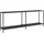 vidaXL Konsolentisch 200x35x75,5 cm schwarz