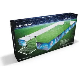 Dunlop Fußball Set - Zaun Fußballkäfig, 2x Fußballtor, Fußball und Pumpe - 426 x 235 x 36 cm