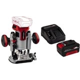 Einhell Professional Akku-Oberfräse TP-RO 18 Li BL Power X-Change (18 V, Li-Ion, Hubhöhe 35 mm, Brushless-Motor, inkl. Parallelanschlag, 4,0 Ah Akku und Ladegerät)