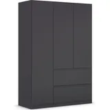 Rauch Drehtürenschrank Costa 136 x 197 x 54 cm Grau