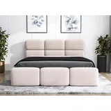 A&J MöbelLand MAROKO 90 x 200 cm Beige