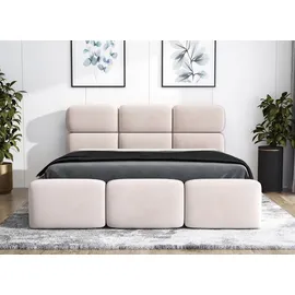 A&J MöbelLand MAROKO 90 x 200 cm Beige