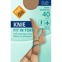 NUR DIE Knie Fit in Form 40 DEN mandel Einheitsgröße
