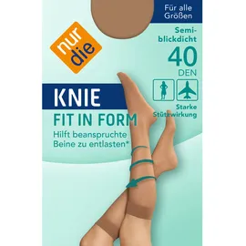 NUR DIE Knie Fit in Form 40 DEN mandel Einheitsgröße