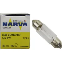 Narva Glühlampe, Kennzeichenleuchte VW,MERCEDES-BENZ,AUDI 17125