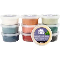 Creativ Company Silk Clay - Dusty Colours 10 x 40 g