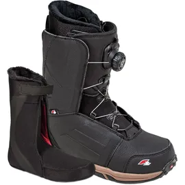 F2 Herren Snowboard Softboots Eliminator Dual TGF Gr. 47 (MP 30,5) Schwarz