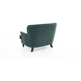 Atlantic Home Collection Sessel Leo Samtvelours 111 x 86 x 95 cm Grün