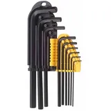 Ironside Innensechskantschlüsselsatz Profi 9-teilig, Black, lang