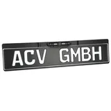 ACV Electronic Rückfahrkamera Kennzeichenhalter für EU-Kennzeichen - mit Orientierungslinien...