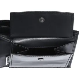 Oxmox Geldbörse Leather RFID Protect Lizard Unisex schwarz
