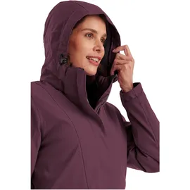 KILLTEC Damen Funktionsparka, 42, in lila Pflaume4410