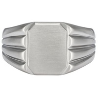 Fossil Ring, All Stacked Up (56, Stainless Steel)