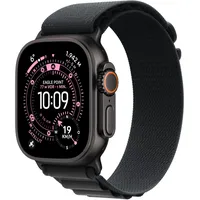 Apple Watch Ultra 3 GPS + Cellular 49 mm Titangehäuse Schwarz Alpine Loop Schwarz L