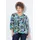 Ulla Popken Longbluse Blüten Schwarz 50/52