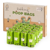 Rudelkönig Hundekotbeutel - 300 auslaufsichere Kotbeutel für Hunde aus recyceltem Kunststoff - Extra reißfeste Hundebeutel - Hundetüten Nachfüllpackung