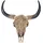 MCW Deko Schädel 65cm MCW-T454, Polyresin Stier Bulle Longhorn Tribal,