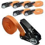 Trutzholm Spanngurte 4 m 0,8 t 800 kg Orange