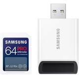 Samsung PRO Ultimate R200/W130 SDXC 64GB USB-Kit, UHS-I U3, Class 10 (MB-SY64SB/WW)