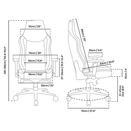 Arozzi Vernazza XL Gaming-Stuhl Grau