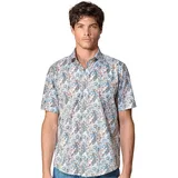 CasaModa Freizeithemd Kurzarm Blau 3XL