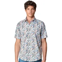CasaModa Freizeithemd Kurzarm Blau 3XL