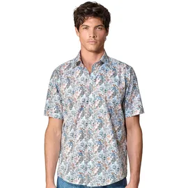 CasaModa Freizeithemd Kurzarm Blau 3XL