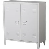[en.casa] Oripää Aktenschrank 90 x 80 x 33 cm Weiß