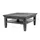 MASSIVMOEBEL24.DE Couchtisch Oxford Braun Akazie 85 x 85 x 45 cm