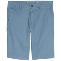 Tom Tailor Slim Fit Chinoshorts aus Baumwoll-Mix, Blau, 33