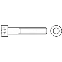 Industrial Quality Supplies ISO 4762 Zylinderschraube, mit Innensechskant, 10.9