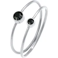 Elli 2er Set Kristalle 925 Sterling Silber 44 Damen