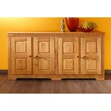 Home Affaire Sideboard »Lisa«, Kommode aus massivem Kiefernholz, Breite 158,5 cm beige