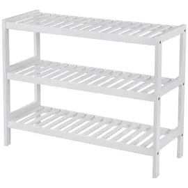 Songmics Schuhregal 70 x 55 x 26 cm offen / weiß