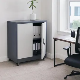 MCW MCW-O50 Aktenschrank 98x80x40 cm grau