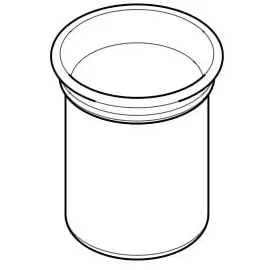 Axor Ersatzbecher Badaccessoire Weiß