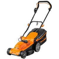 LawnMaster M2EB1637M Elektro Rasenmäher 1600W 37cm, 6-fache Schnitthöhenverstellung 20-70 mm, 40L Fangbox