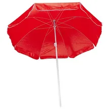 MacMa Strandschirm Ø 180 cm Rot