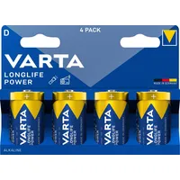 Varta Longlife Power D Blister 4 Mono (D)-Batterie Alkali-Mangan