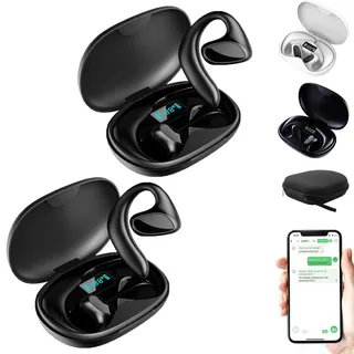 2025 Verbessert Talkbuds Übersetzer, Talk Buds Übersetzer, Ki Kopfhörer Mit Echtzeit Übersetzung Sprechen Sie 140 Sprachen In Sekunden, Sprachübersetzer Kopfhörer Für Reisen Business Lernen (2PCS-2)