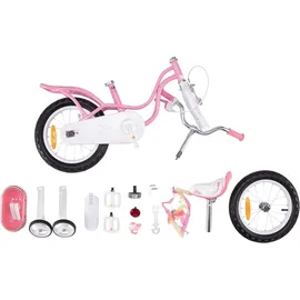 Royalbaby Royal Baby Girls Swan Kinderfahrrad, Rosa, 16 Zoll Fahrrad