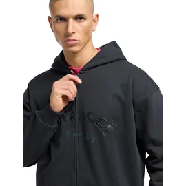 Carlo Colucci Knitwear Hoody Herren Schwarz M