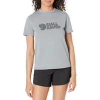 Fjällräven Logo Kurzarm-t-shirt - Grey / Melange - M