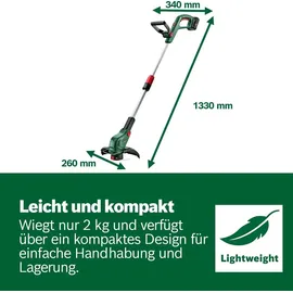 Bosch UniversalGrassCut 18V-26 inkl. 1 x 2,0 Ah